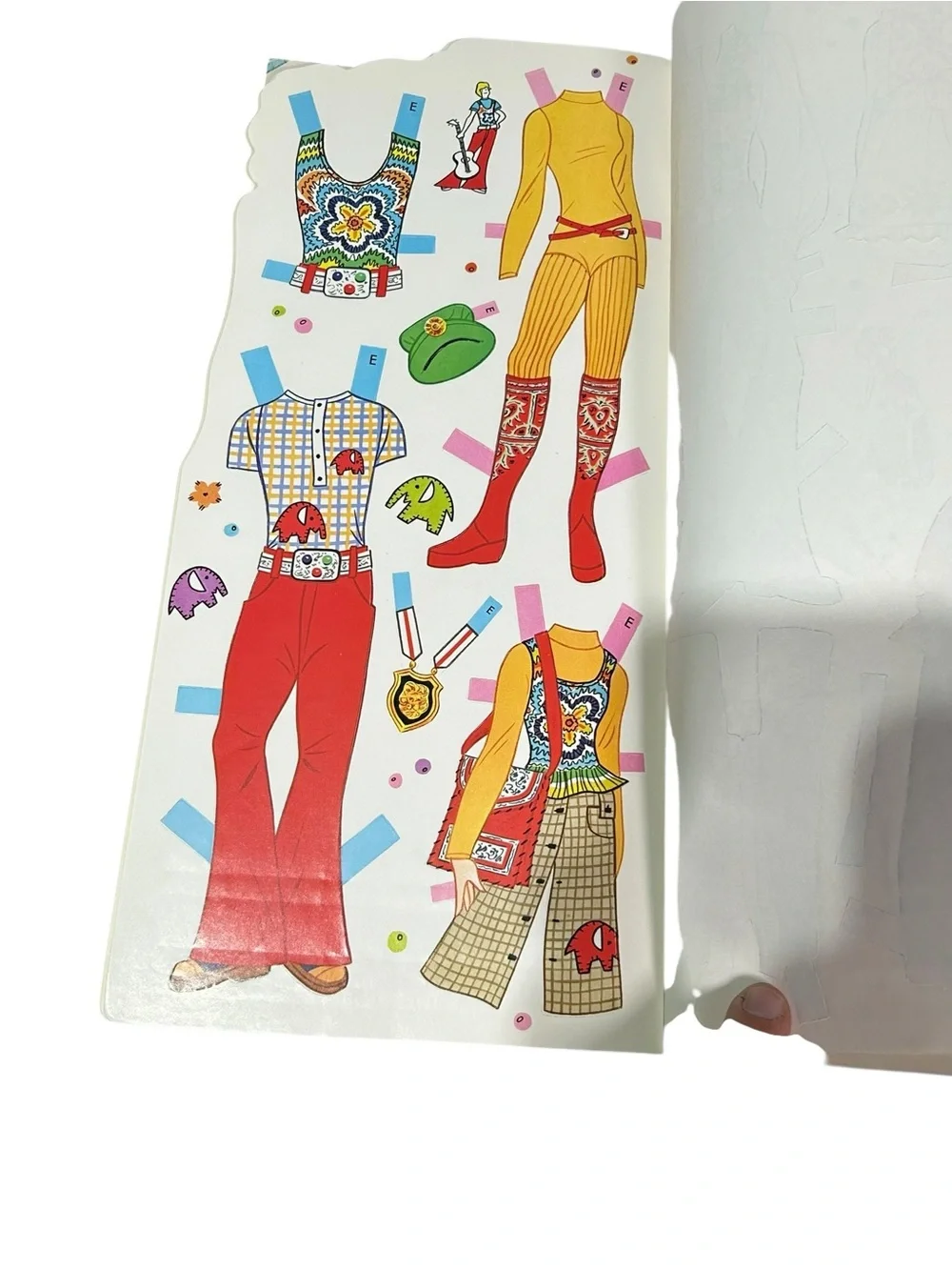 Whitman Matchin' Mods & Teen Boutique 1968 Cut Out Paper Dolls Lot Uncut